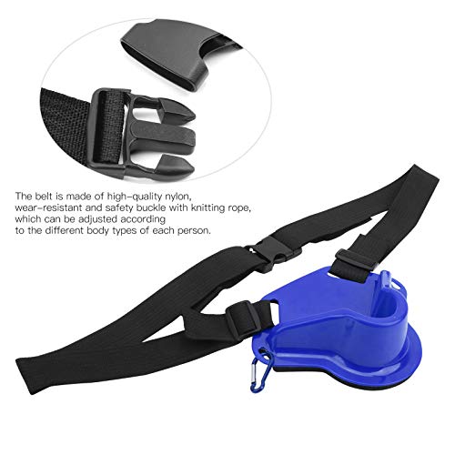 Cinto suporte de vara de pesca, cinto de pesca, alta resistência para pesca de barco (20 * 18 * 17 c