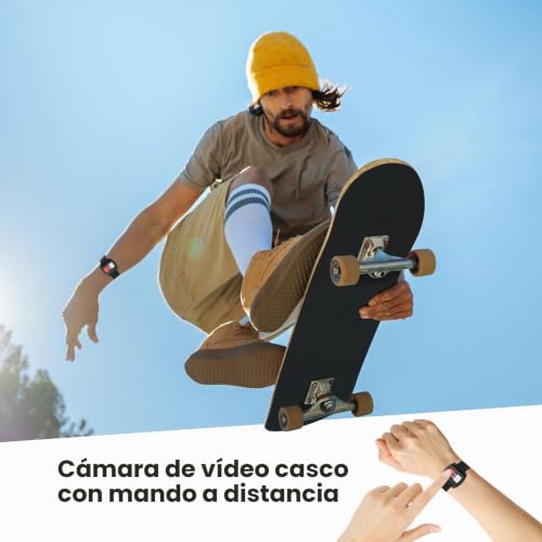 Miniatura 6 de Cámara Deportiva 4k Con 64gb Sd Micro,20mp Wifi Videocámara De Casco,170 40m Cámara Subacuática,Eis Antivibración Cámara Deportiva,Control Remoto