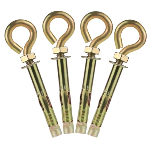 Concrete Eye Bolt Anchor, 3/8" x 4-5/16" Eyebolts Anchor for Brick