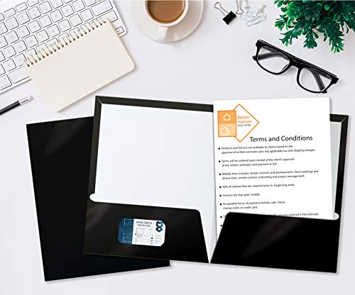 2-Pocket-Glossy-Laminated-Black-Paper-Folders-Letter-Size-Black-Paper-Portfolios-by-Better-Office-Products-Box-of-25-Black-Folders 2-Pocket-Glossy-Laminated-Black-Paper-Folders-Letter-Size-Black-Paper-Portfolios-by-Better-Office-Products-Box-of-25-Black-Folders