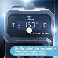 STAHLWERK Schweißgerät FLUX 160 ST Digital, Starter-Set mit 160 A und IGBT – Ansicht 7