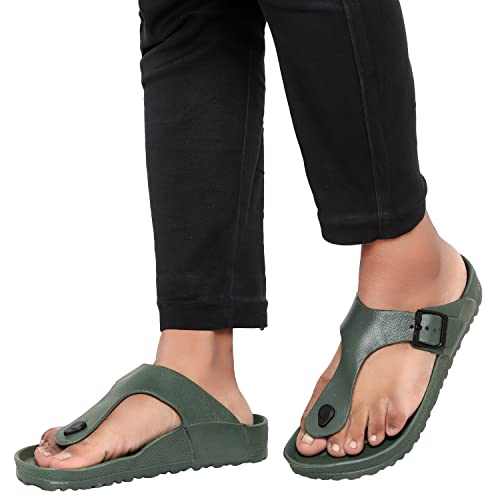 Image of Hygear Men's Orbital EVA Slippers | Ultra Soft Cushion | Lightweight | Waterproof |Stylish | Anti-Skid | Comfortable Daily Wear Slippers for Men