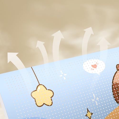 Klimaanlagen Breezes Blocker, atmungsaktiv, klimatisierende Windschutz Schallwand für Schlafzimmer, Wohnzimmer und Büros, verstellbare Klimatisierungs Schallwand-8