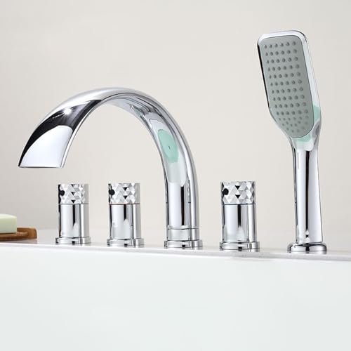 Mitigeur de bain cascade 5 trous pour remplacer votre robinet