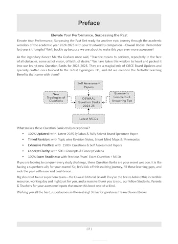 Image of Oswaal ISC Question Bank Class 12 Mathematics | Chapterwise and Topicwise | Solved Papers | For Board Exams 2025
