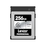 Lexar Professional SILVER Series 256GB CFexpress Card, Type B CFe Card up to 1750MB/s Read, CF Card Adopt PCIe Gen3x2, CF Memory Card Compatible with DSLR, Backward with XQD Camera (LCXEXSL256G-RNENG)