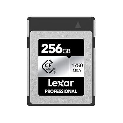 Lexar Professional Silver Series 256GB Tarjeta CFexpress Tipo B, Tarjeta CFe Lectura de hasta 1750 MB/s, Adopta PCIe Gen3x2, Tarjeta de Memoria CF Compatible con DSLR, cámara XQD (LCXEXSL256G-RNENG) | Ya disponible en tu tienda friki favorita! En mundofriki.es!