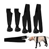 Protection complète : avec une couverture maximale et un matériau durable, ces bottes protègent votre ami contre le froid, les blessures et la saleté tout en assurant confort et stabilité.
