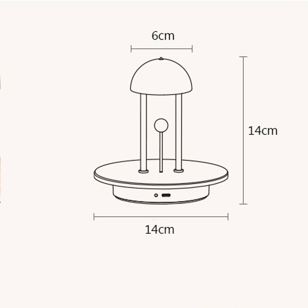 Lampka biurkowa Lampa biurkowa do sypialni, wygodna podróż, atmosfera na biurko, prezent Lampka nocna