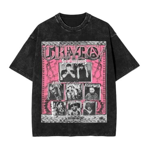 Suicide Rap Boys 2026 Music Tour Mens Vintage Oversized Short Sleeve Crew Neck T-Shirt Top Casual Tee Shirts Medium