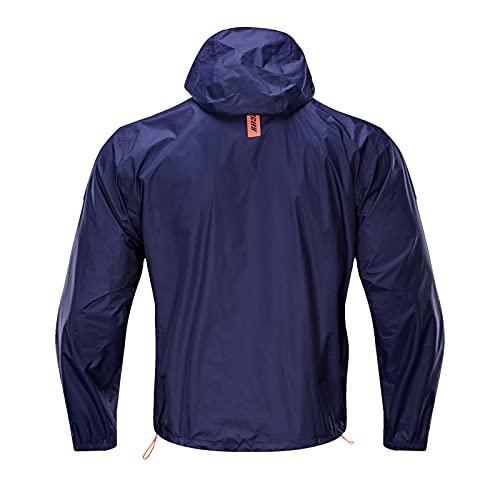 Chaqueta impermeable para ciclismo azul 3XL miniatura 3