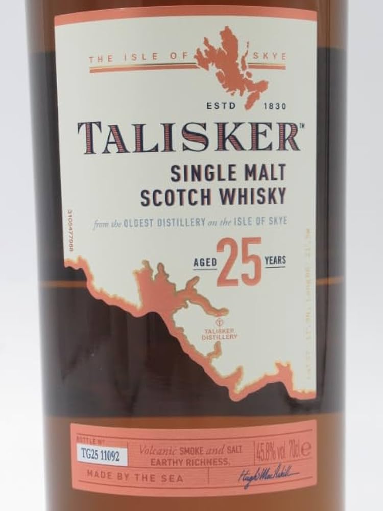 Amazon.co.jp: タリスカー 25年 45.8度 700ml [並行輸入品