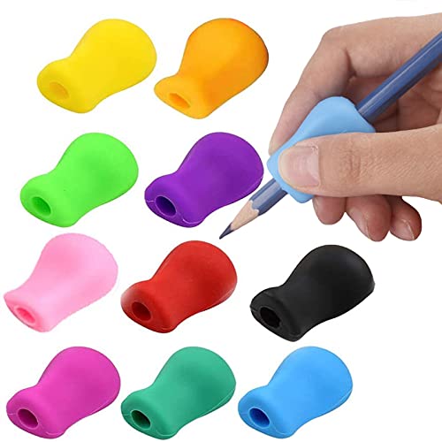 Outil D'éCriture Pour Enfants D'âGe PréScolaire Guides Doigts Aide à L'éCriture PoignéE Professionnelle En Silicone Ergonomique Aide à écrire Poignée en silicone Outil De Correction D'éCriture Cover