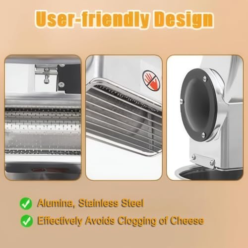Rallador eléctrico para queso y mantequilla 550W acero inox miniatura 6