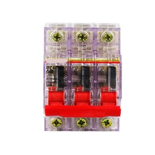 Disjoncteur DZ47-63A 3P100A transparent anti court-circuit
