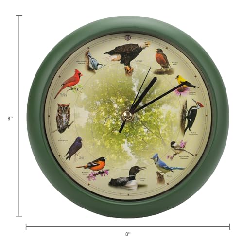 Image of Mark Feldstein Limited Edition 20th Anniversary Singing Bird Clock, 8 Inch