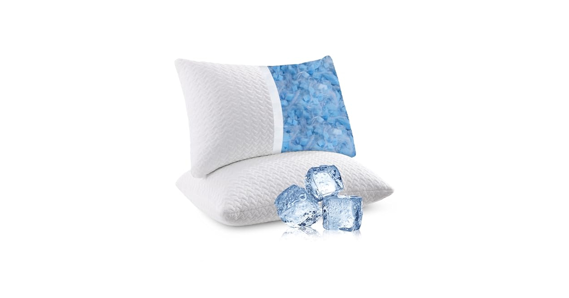 Amazon.com: Twolike Shredded Memory Foam Pillows Cooling Bed