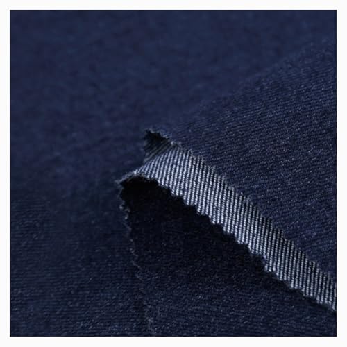 Tela Vaquera Lavada Por Metro 150cm De Ancho Algodón Tela De No ElásticaVestir Para Ropa Costura De Manualidades (Color:Azul 3)(Blue 4,0.5x1.5M)