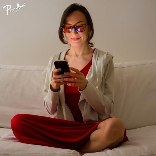 Image of Pro Acme Blue Light Blocking Glasses for Woman Amber Gaming Glasses for Men Computer Glasses for Eyes Strain