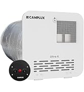 CAMPLUX 6 Gallon RV Water Heater, Gas/Electric/Hybrid, 12,000 BTU, 1440W, Porcelain-Lined Tank wi...