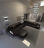 💡 Smarte Zusatzfunktion: Als Upgrade für Ihre Sofa Wohnlandschaft hält das Ecksofa eine LED- Beleuchtung mit Fernbedienung bereit, von Leuchtmodus bis Farbwechsel mit stufenloser Einstellung durch Touch- Wheel Pad!