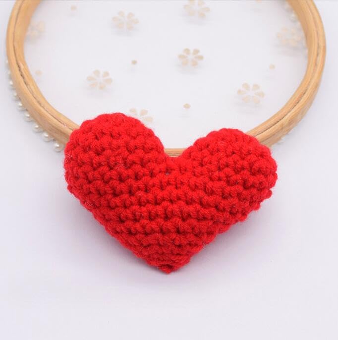 MKISHINE Little Pocket Hug Crocheted Heart Small Gift, Pocket Hug Crochet Heart with Sympathy Card, Handmade Cute Crocheted Pocket Hug Token, Inspirational Pocket Hug Gift4