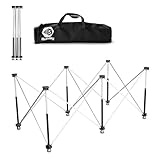 Buildsy 大工の正やん監修 のび台 伸縮作業台 W1400×H650×D700 耐荷重600kg 瞬速3秒設置 軽量 折りたたみ 組立不要 ペケ台 DIY ソーホース BBQ