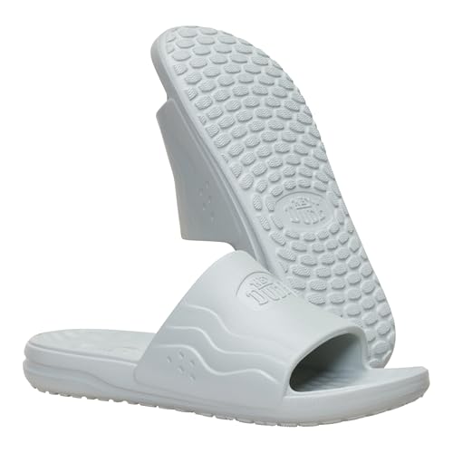 HEYDUDE Men's Wave Slide Sandal, Grey, Size 11 - image 7