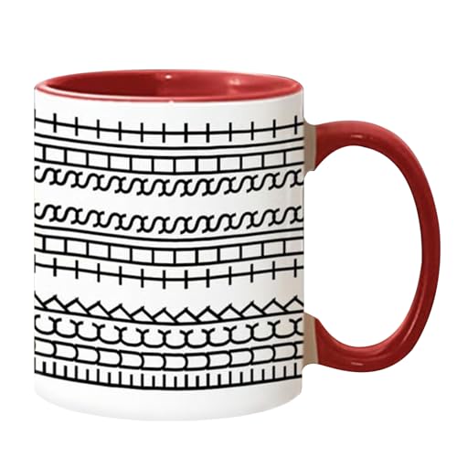 Taza de café de cerámica, resistente al calor, con mensaje oculto, con asa, para escuela, hogar, viajes y camping, regalo para amigos, compañeros de trabajo y estudiantes