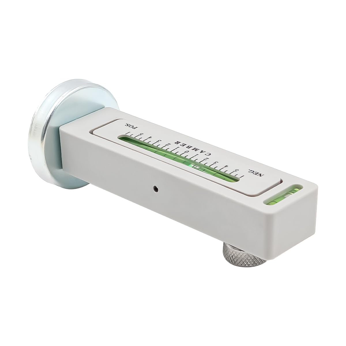 Sarini Strumento Calibro Magnetico Regolabile, Strumento Calibro per l'allineamento delle Ruote del puntone della Ruota Camber di Auto/Camion (Grigio)