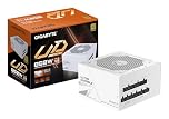 Gigabyte UD850GM PG5 ICE 80 Plus Gold Fully Modular 850w PCIe 5.0 White Power Supply Unit, ATX 3.1, 12VHPWR GPU Connector, Flat Cables, 10 Year Warranty
