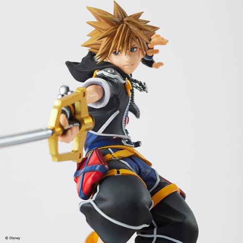 Square Enix Kingdom Hearts II Sora Statue Figure, Form-ISM, PVC Collectables Statue Figure, Multicolor, Black 10pcs, 23 - Image 3