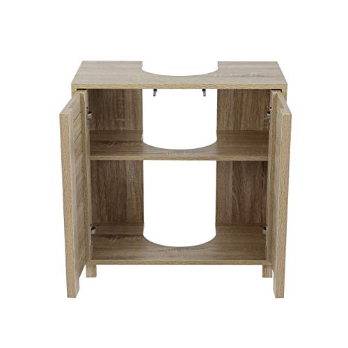 House & Homestyle Under Sink Unit, Brown, 60H x 60W x 30D House & Homestyle Under Sink Unit, Brown, 60H x 60W x 30D