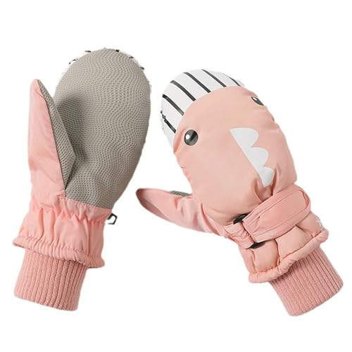 UTOWO Kids Mittens Toddler Water-Repellent Mittens Finger Gloves Winter Warm Snowboarding Gloves for Baby Boys Girls