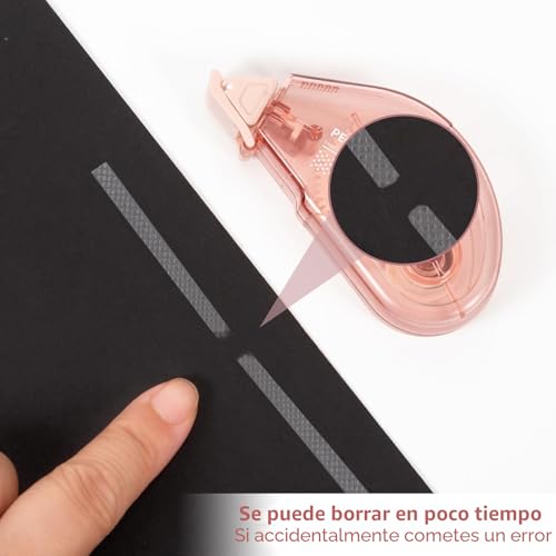 Miniatura 5 de Vinuwu 6pcs Celo Doble Cara, Pegamento En Cinta Roller, Cinta Adhesiva Doble Cara Transparente Dispensador, Accesorios De Libro De Recortes Para Tarjetas De Álbum De Proceso Journal - 6mmx6m