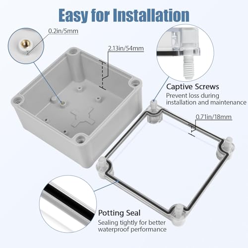 Boîte de jonction IP67 étanche LeMotech protégeant vos circuits de la poussière - 4