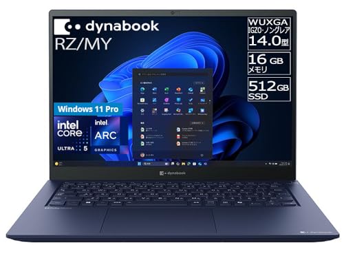 dynabook RZ/MY WebfyCe Arc OtBNX/Core UltravZbT[ځz (Windows 11 Pro/365 Basic + Office Home & Business 2024ifXNgbvŁj/14.0^