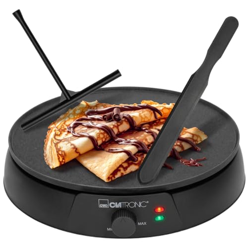Clatronic® Crepes Maker | inkl. Teigverteiler und...