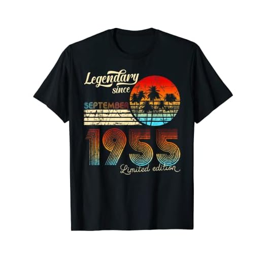 Legendario de cumpleaños desde septiembre de 1955 Regalo Camiseta