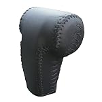 Genuine Leather Automatic at Gear Shift Knob Cover Protector Trim Fit Nissan Pathfinder(05-12) Xterra(05-15) Frontier(05-18) (Black) - Image 5