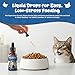 Homibabis Taurine Liquid Supplement for Cats, Daily Amino Acid Support for Heart Health, Vision & Metabolic Balance, Liquid Drops for Long-Term Feline Nutrition, 60 mL