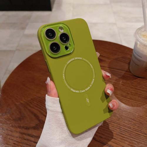 Coque magnétique iPhone 13 ENILSA avec charge sans fil rapide et dos acrylique