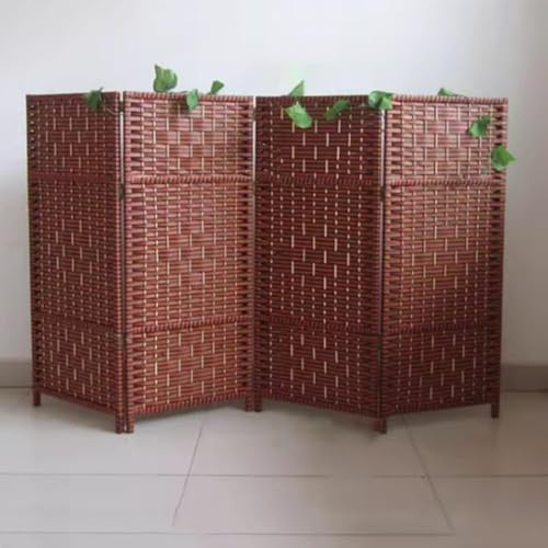 Cloisons murales de separation modulables en osier tisse - 7