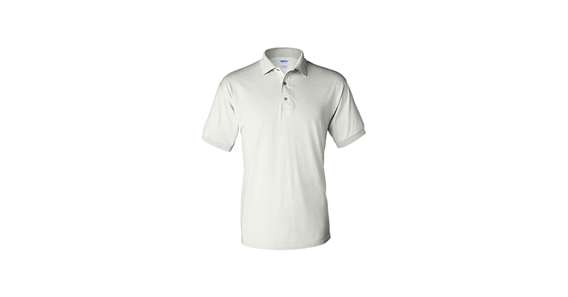 Gildan mens DryBlend 6 oz. 50/50 Jersey Polo(G880)-WHITE-2XL