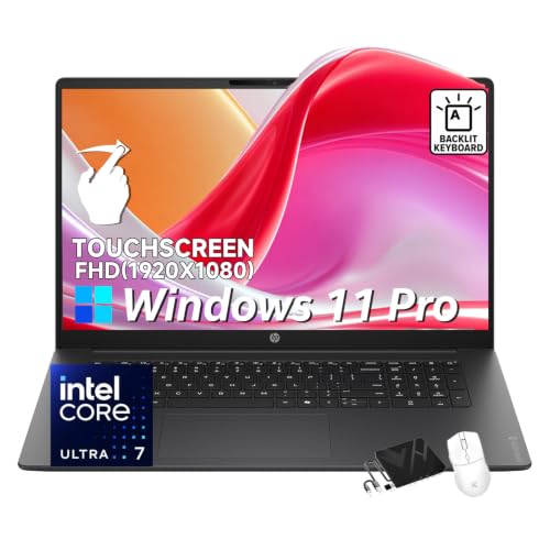 Image of HP OmniBook 3 17 inch FHD Touchscreen Laptop-Intel Ultra 7 355 32GB RAM 1TB SSD