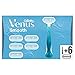 Gillette Venus Smooth Rasoio Da Donna + 5 Lamette Di Ricambio Con 3 Lame Che Seguono Le Curve Circondate Da Cuscinetti Protettivi