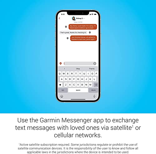 Garmin inReach® Messenger Satellite Communicator, Global Two-Way Messaging - image 3