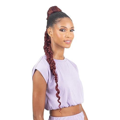 FreeTress Equal Drawstring Ponytail Box Braided Jumbo Braid Goddess Ponytail