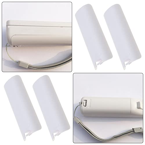 Create Idea 138-B-EC 4Pcs Battery Back Door Cover Shell Compatible With Nintendo Wii Remote Controller Replacement Plastic Battery Lid White thumb #2