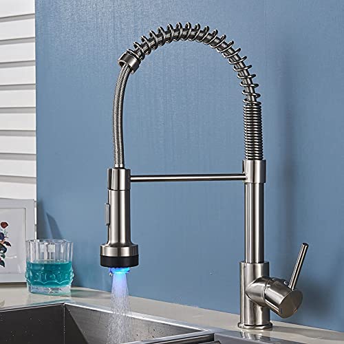 �o�[�t�@�[���n�E�X�R�}�[�V�����p�L�b�`���V���N�֌��A�u���b�N�j�b�P���L�b�`���֌��ALED�X�g���[�����[�h�X�p�E�g�v���_�E��180�x��]�A�z�b�g�R�[���h�f�b�L�}�E���g�~�L�T�[�N���[���V���N�^�b�v(Nickel B)